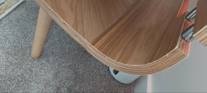Havana Oak Corner TV Stand - B Grade