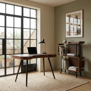 San Francisco Walnut Short Bookshelf