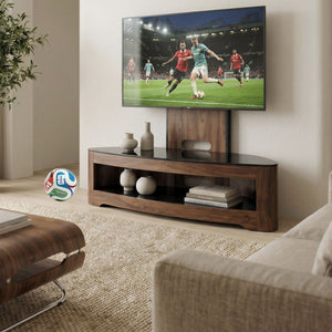 Florence Walnut Cantilever TV Stand