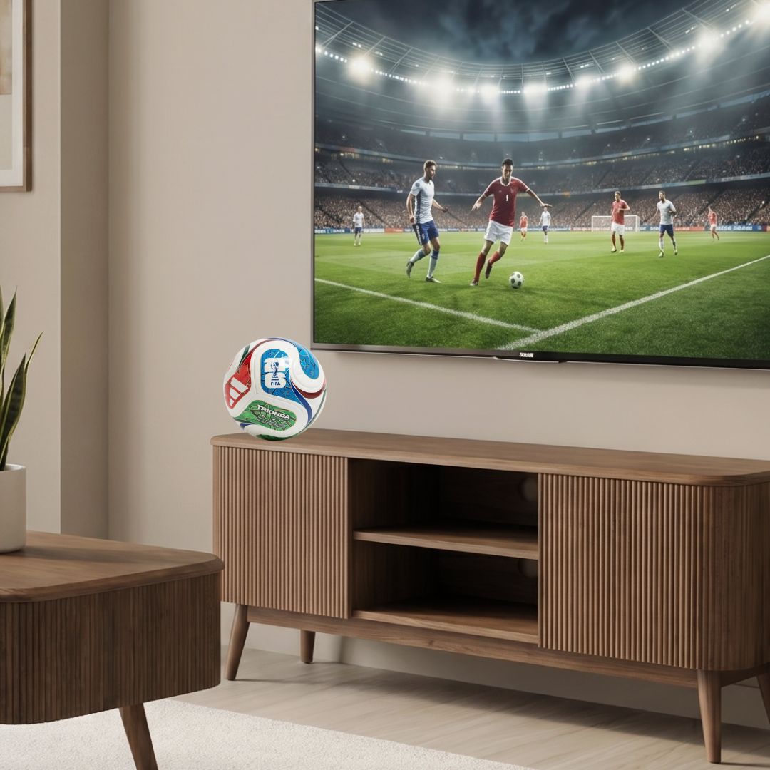 Oslo Walnut Fluted TV Stand