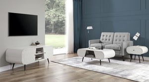 Astana Grey TV Stand, Coffee Table and Side Table  - Furniture Set
