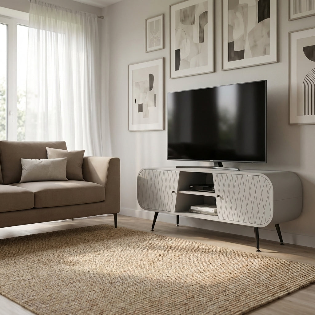 Astana Light Grey TV Stand