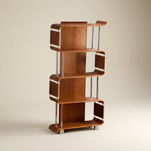 Helsinki Walnut Tall Bookshelf