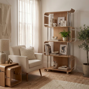 Helsinki Oak Tall Bookshelf