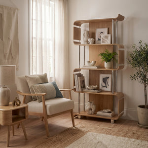Helsinki Oak Tall Bookshelf