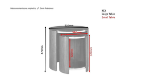 Florence Walnut Nest of Tables