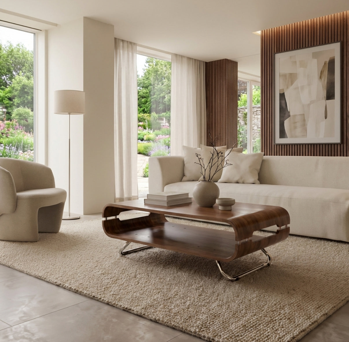 Florence Walnut Coffee Table