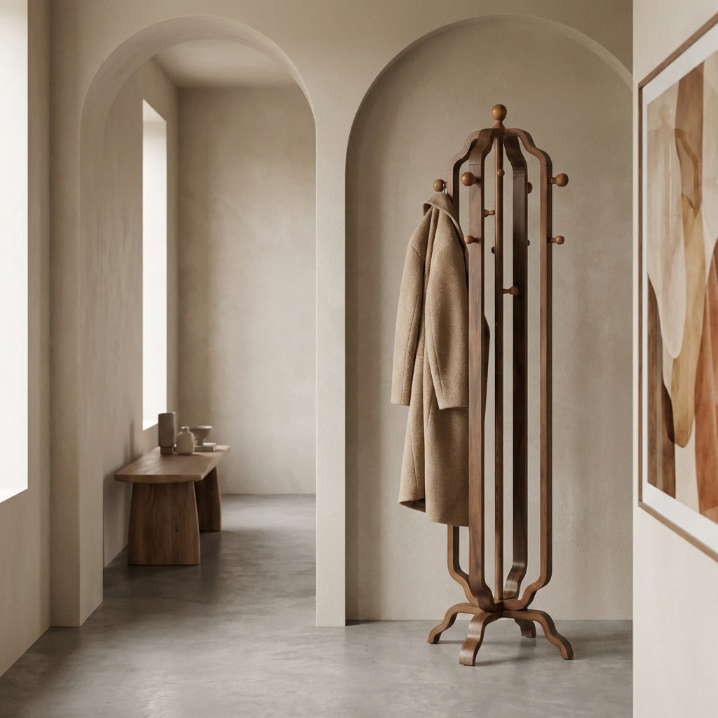 Florence Walnut Coat Stand