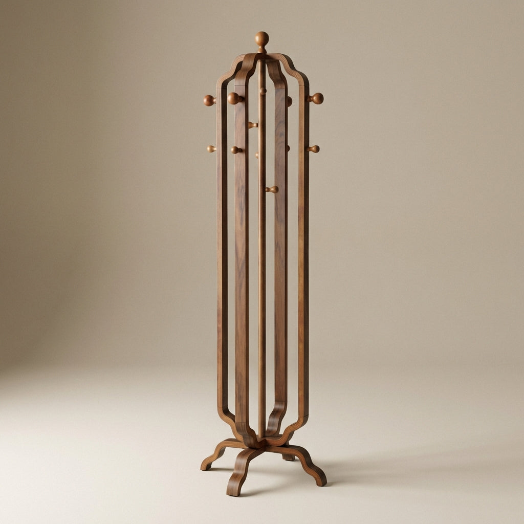 Florence Walnut Coat Stand