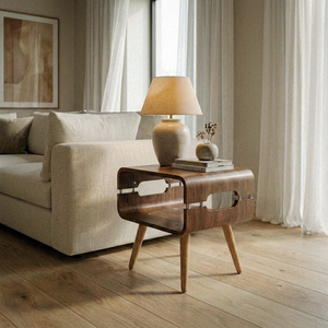 Havana Matt Walnut Side Table