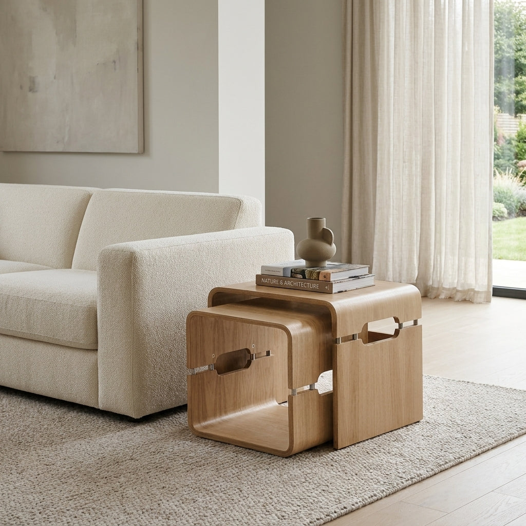 Havana Oak Nest of Tables