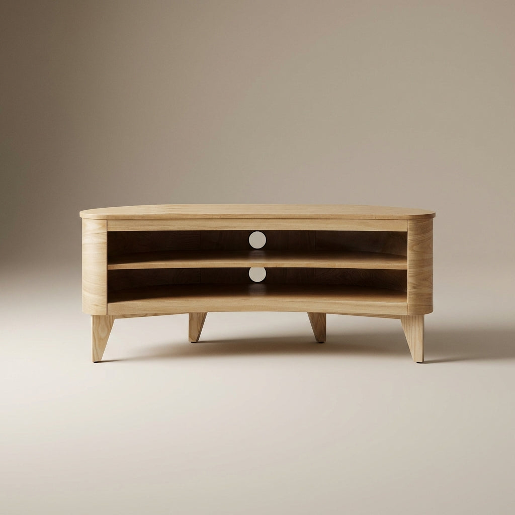 San Francisco Oak TV Stand
