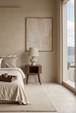 Jual Oslo Walnut Lamp Table