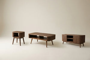 Jual Oslo Walnut Lamp Table