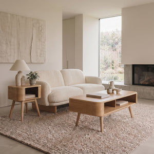 Oslo Oak Coffee Table & Lamp Table Bundle