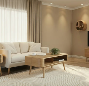 Oslo Oak Coffee Table & Lamp Table Bundle