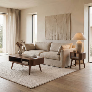 Oslo Fluted Coffee Table & Lamp Table Bundle