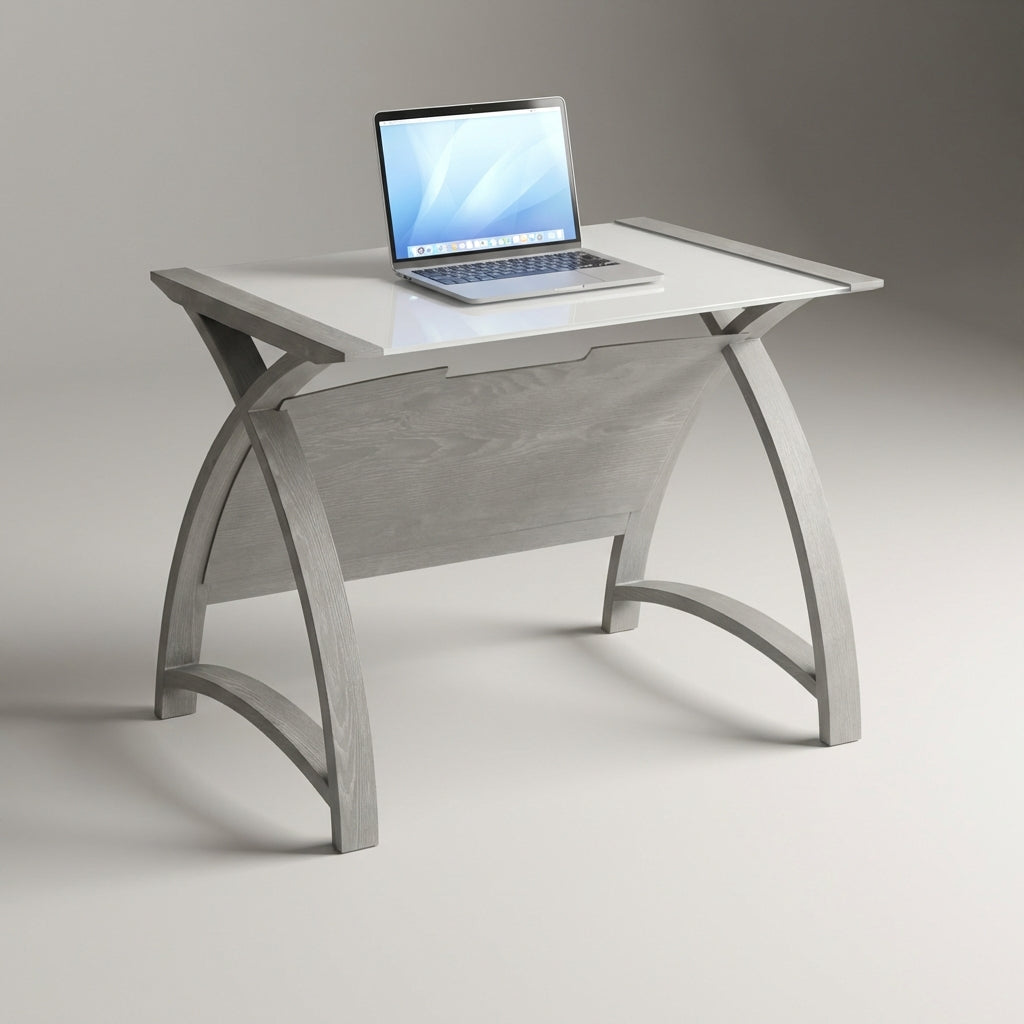 Helsinki Grey 900mm Laptop Desk