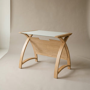 Helsinki Oak 900mm Laptop Desk