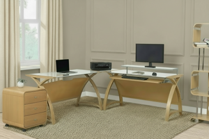 Helsinki Oak 900mm Desk