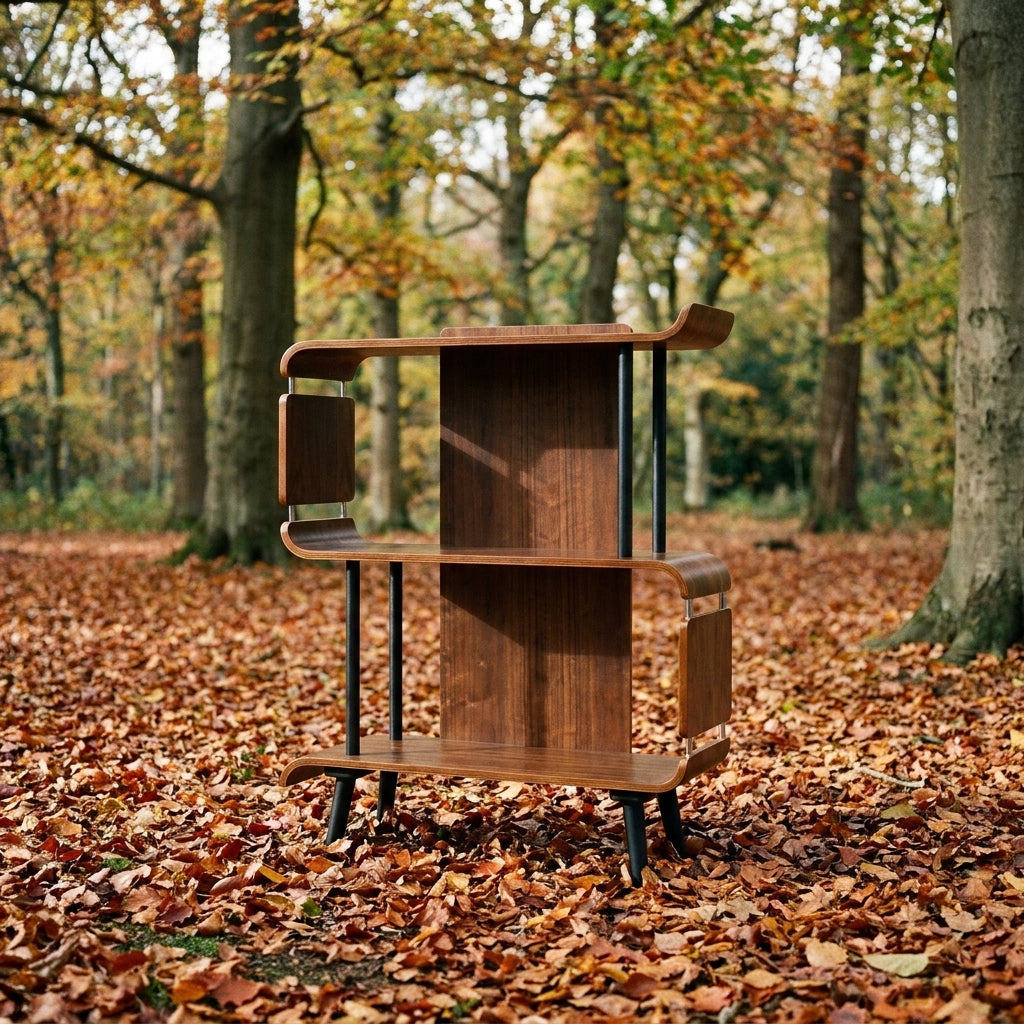 San Francisco Walnut Short Bookshelf