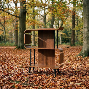 San Francisco Walnut Short Bookshelf