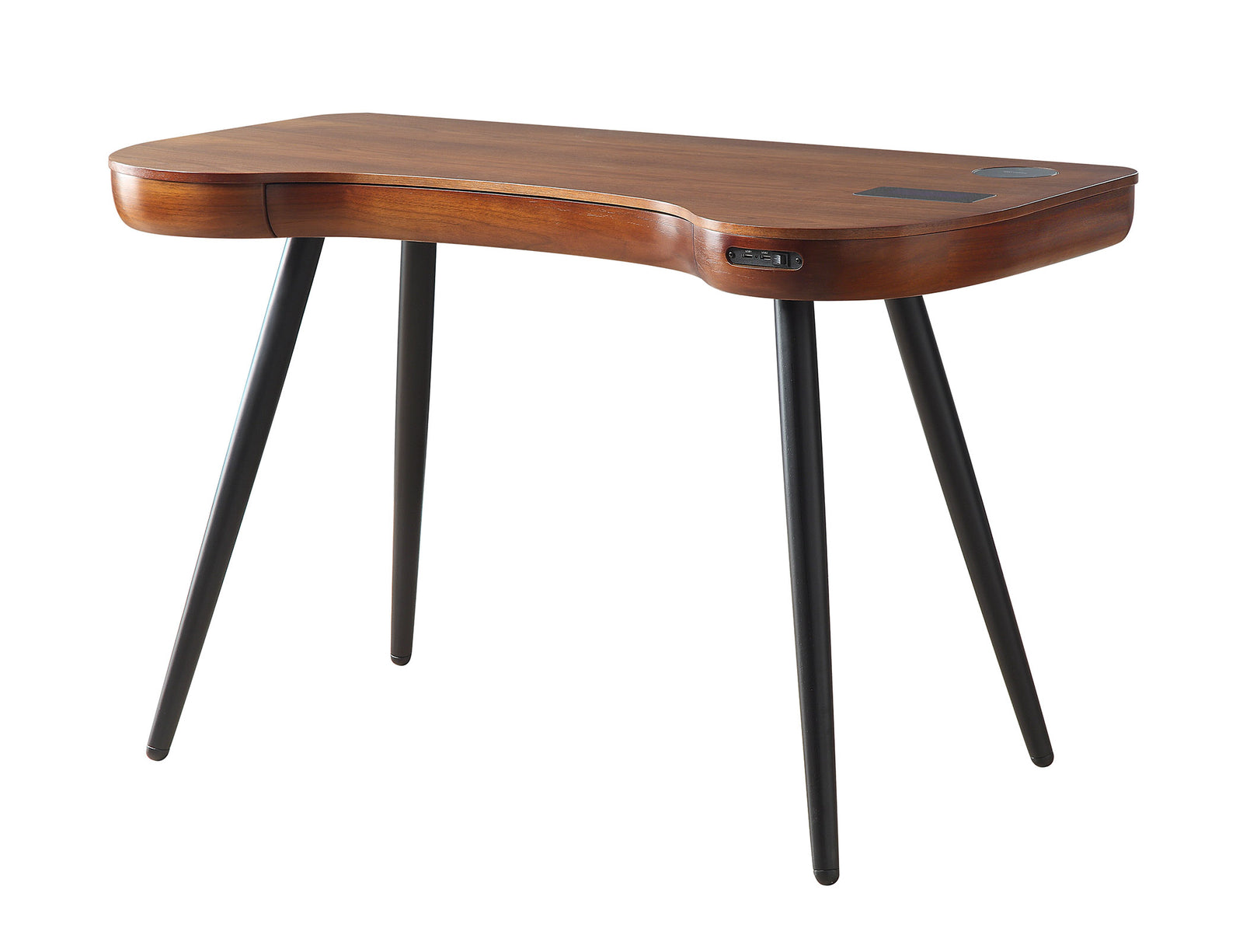 San Francisco Walnut Smart Charging/Bluetooth Desk + Chair