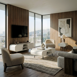 Astana Light Grey Coffee Table
