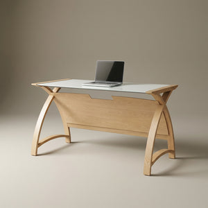 Helsinki Oak 1300mm Laptop Desk