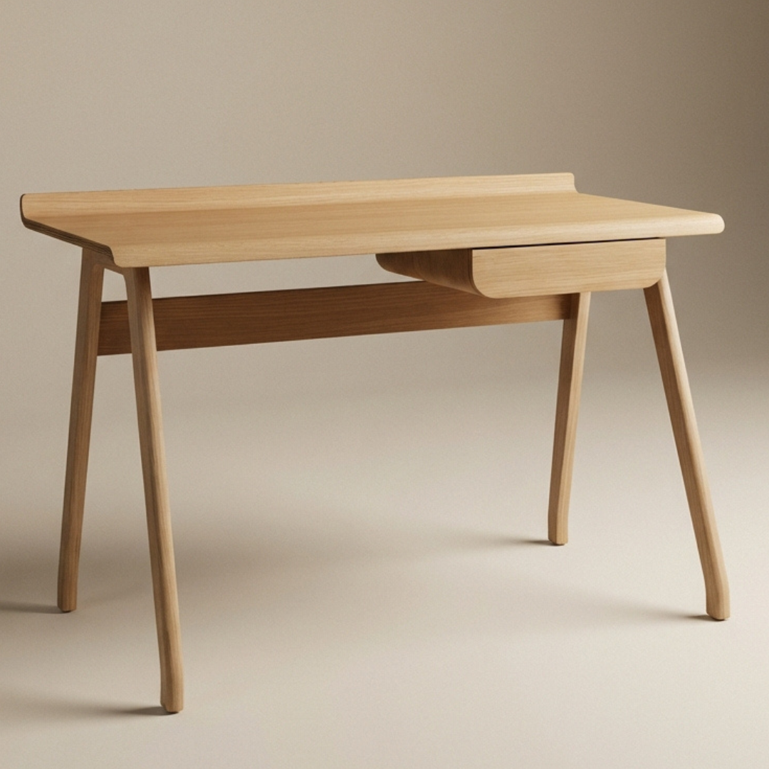 San Francisco Oak Side Drawer Desk
