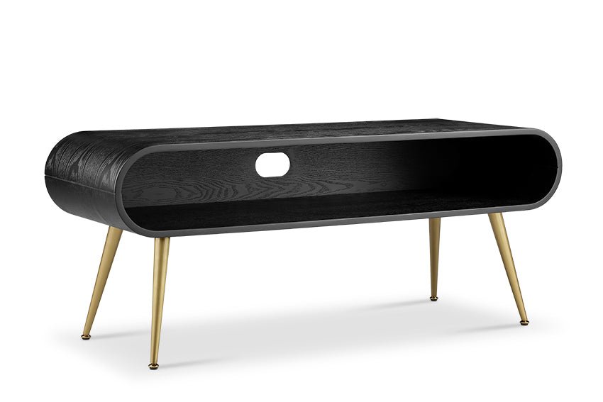 Auckland Black & Brass TV Stand - Jual Furnishings