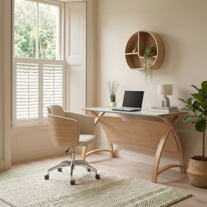 Helsinki Oak 1300mm Laptop Desk