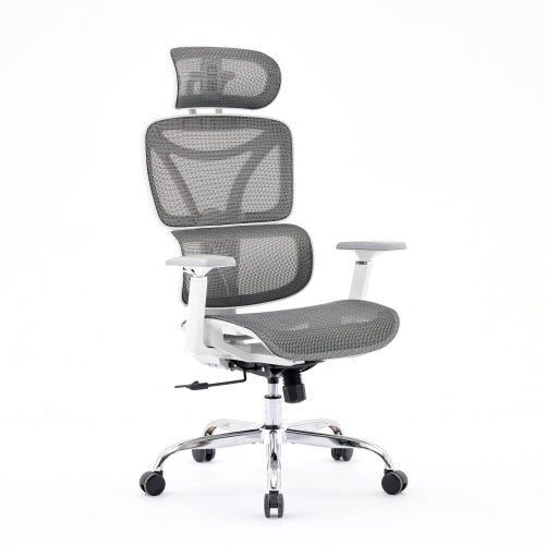 Chester Mesh Grey & White Office Chair