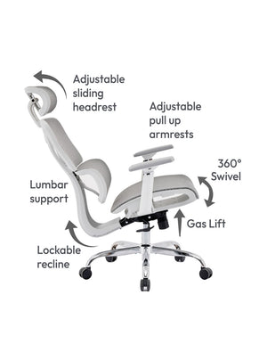 Chester Mesh Black Office Chair