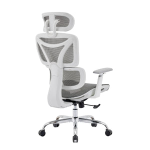 Chester Mesh Grey & White Office Chair