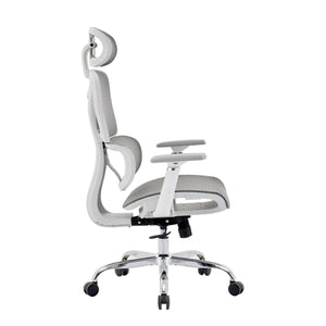 Chester Mesh Grey & White Office Chair