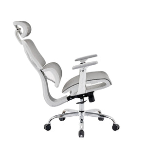 Chester Mesh Grey & White Office Chair