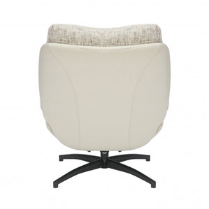 Kensington Cream Lounge Chair and Footstool