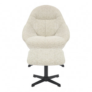 Belmont Natural Lounge Chair and Footstool