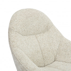 Belmont Natural Lounge Chair and Footstool