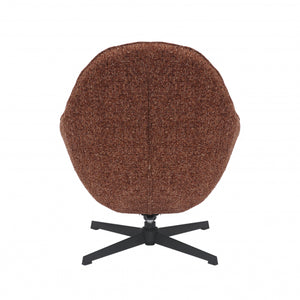 Belmont Copper Blush Lounge Chair and Footstool