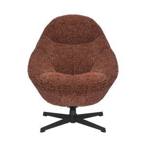 Belmont Copper Blush Lounge Chair and Footstool