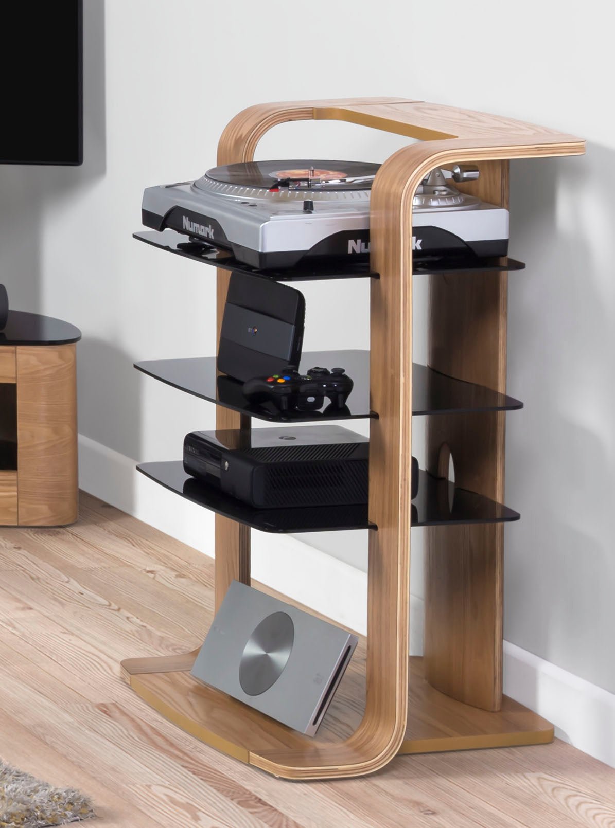 Florence Oak Entertainment Unit - Jual Furnishings