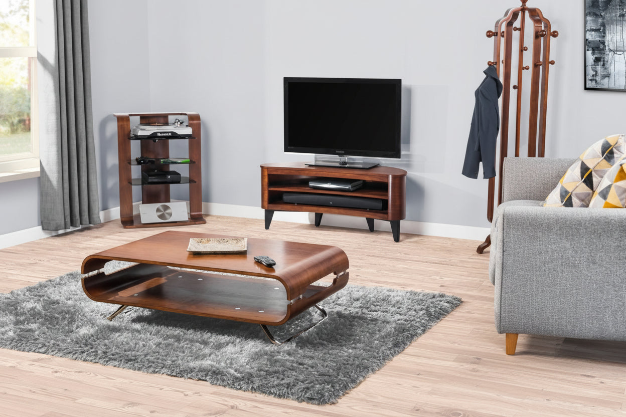 Florence Walnut Coat Stand - Jual Furnishings