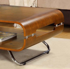 Florence Walnut Coffee Table - Jual Furnishings