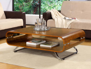 Florence Walnut Coffee Table - Jual Furnishings