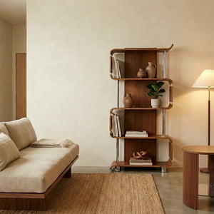 Helsinki Walnut Tall Bookshelf