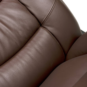 Mayfair Brown Leather Faced Office Chair