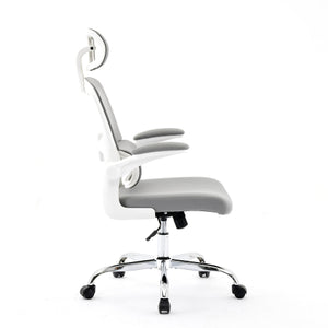 Stratford Mesh Grey and White Office Chair