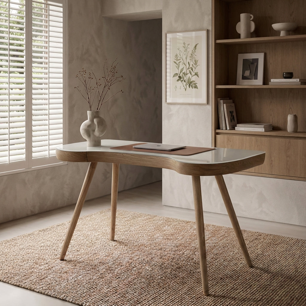 San Francisco Oak Executive Desk